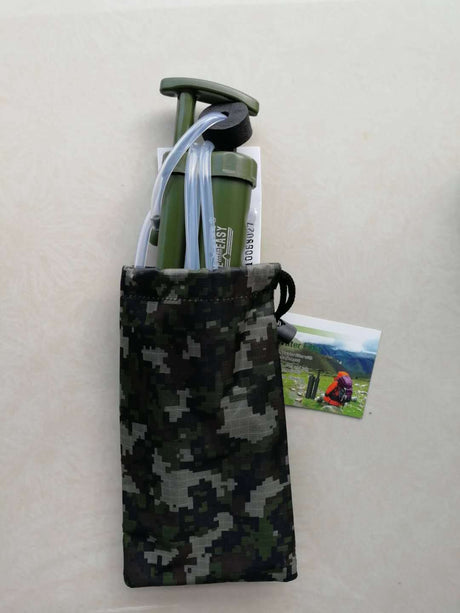 Outdoor water purifier, wilderness survival emergency rescue water filter, camping portable pump filter - V.I.P Digital Presence