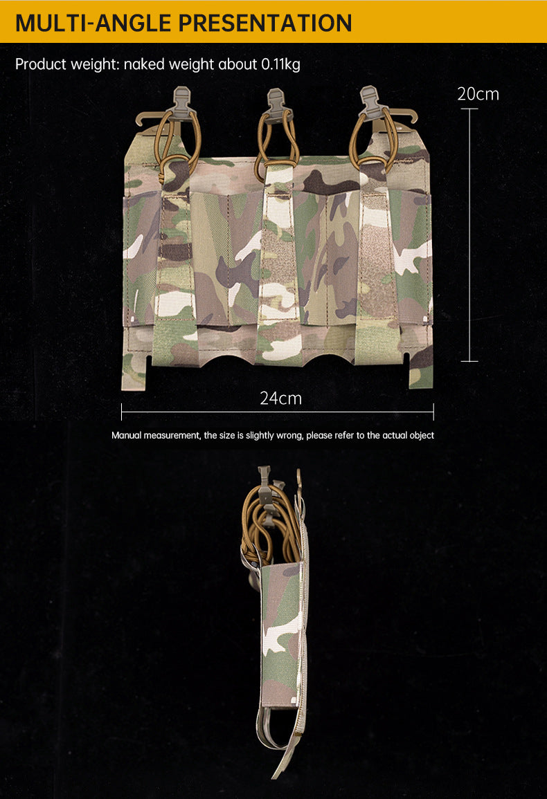 Outdoor 5.56 Triple Magazine Pouches Tactical Pouch Molle Mag Pouch for Hunting Vest - V.I.P Digital Presence