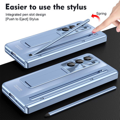 Suitable for Samsung Galaxy Z Fold6 mobile phone case shell film integrated bracket with stylus Z Fold5 anti-fall - V.I.P Digital Presence