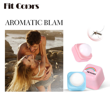 Fit Colors Mosquito Repellent Solid Balm Ball Boys and Girls Carry Long Lasting Fragrance Insect Repellent Solid Balm - V.I.P Digital Presence