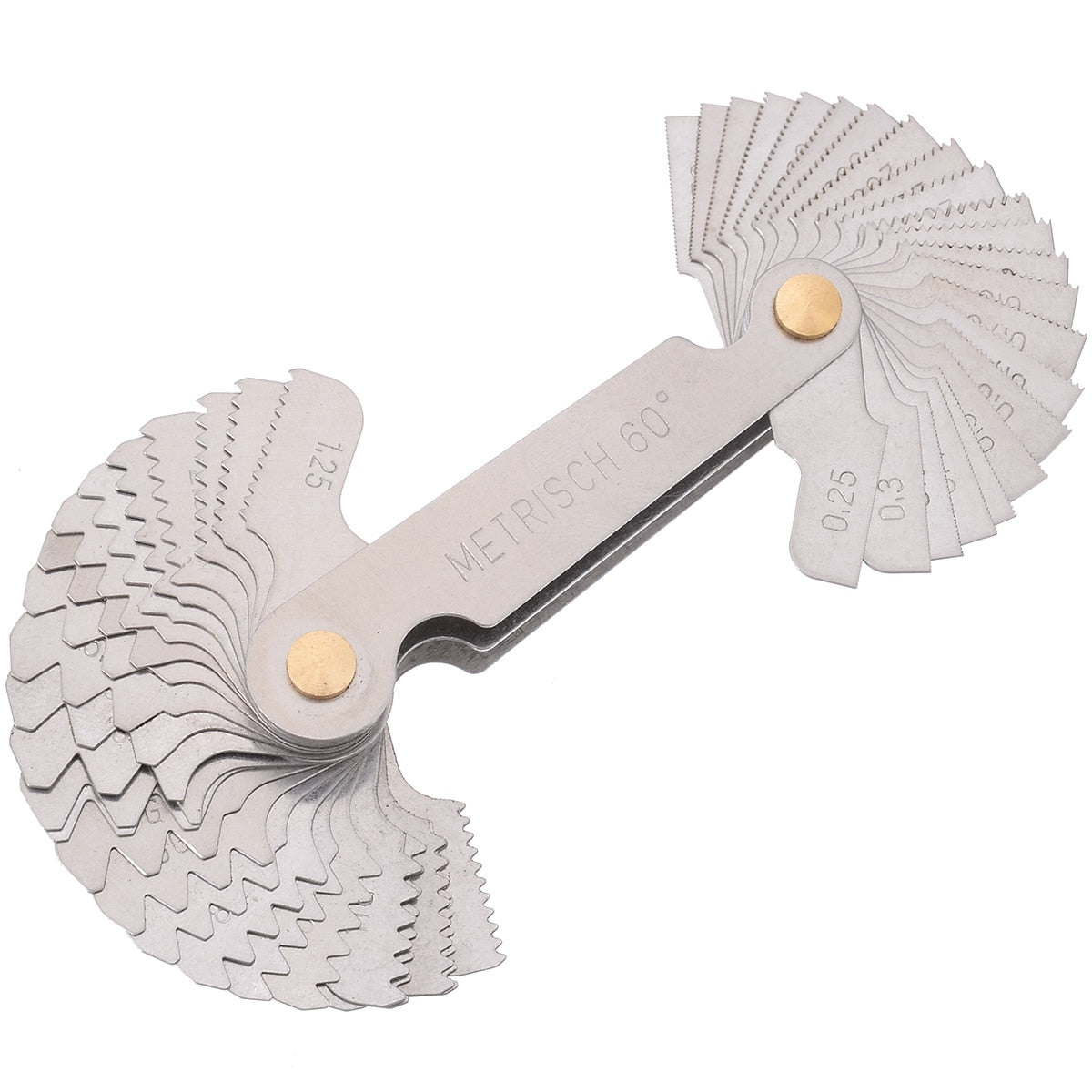 New 60 And 50 Degree Whitworth Metric Screw Thread Pitch Gauge Blade Gage For Measuring Tool - V.I.P Digital Presence