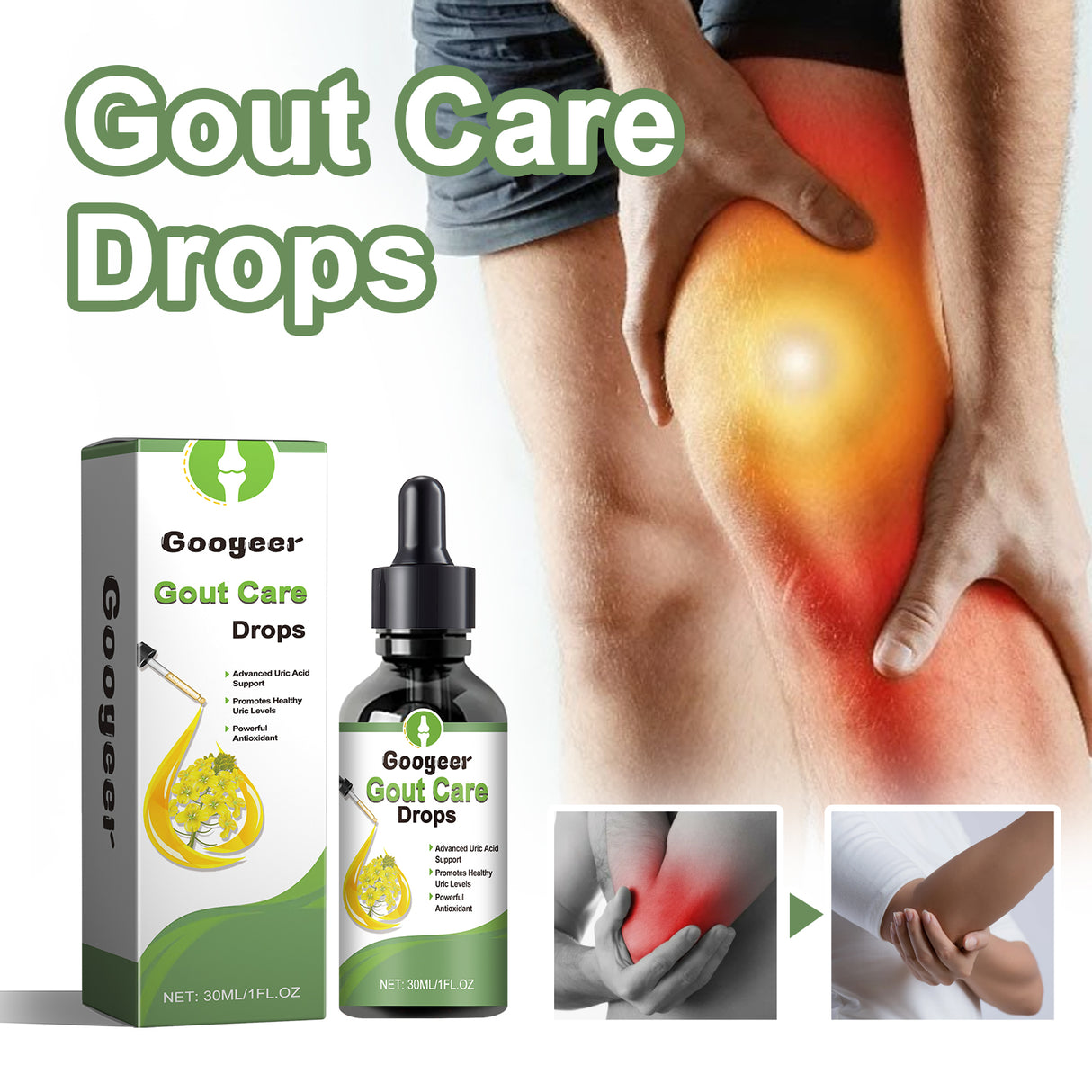 Gout Care Drops, Relieve Lumbar Knee Joint Pain Body Care Drops - V.I.P Digital Presence