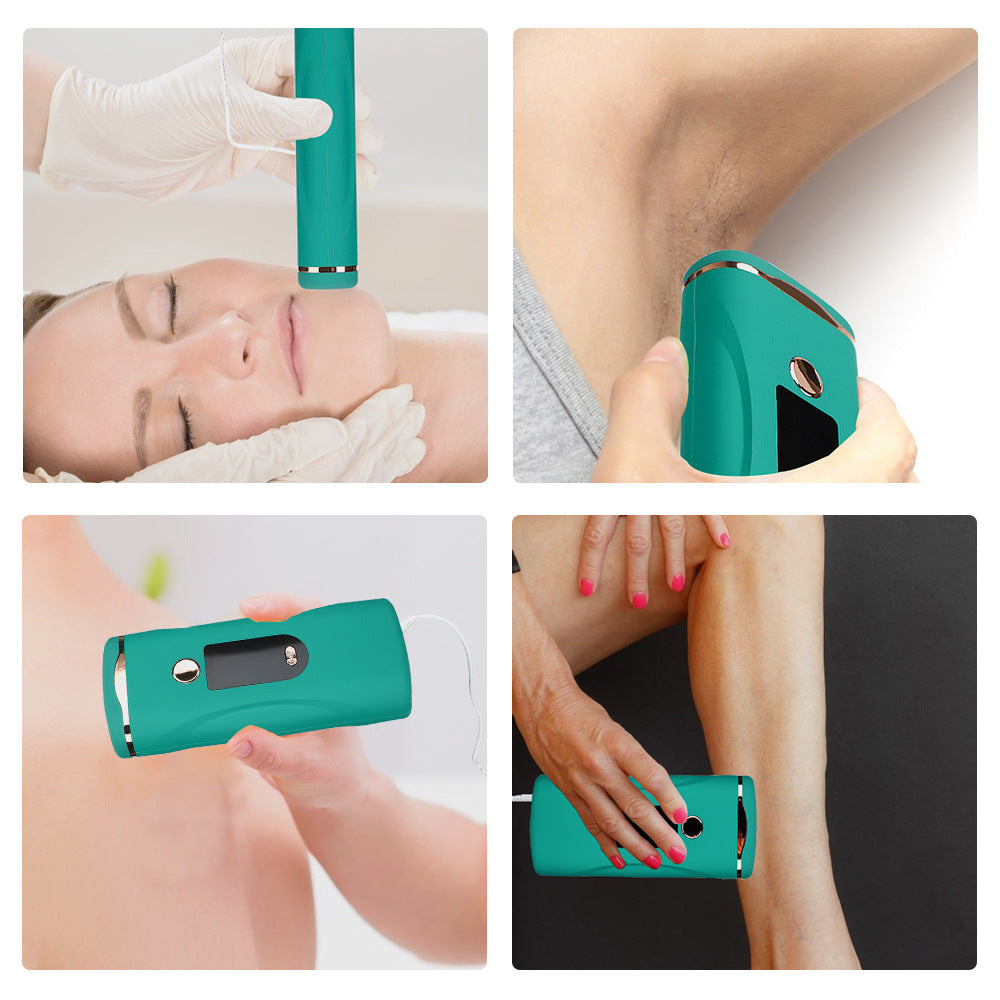 HailiCare Freezing Point Laser Hair Removal Instrument Painless Hair Removal Instrument Home Whole Body Hair Removal Instrument Portable Beauty Instrument - V.I.P Digital Presence