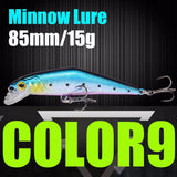 AFISHLURE Fishing Lure Wobblers Trout  85mm/15g Minnow  Hard Baits Iscas Artificial Pesca Leurre