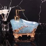 European Liquid Soap Bottle Resin Bathtub Shape Bathroom Sanitizer Bottles Shampoo Shower Gel Wristband Dispenser Accessories - V.I.P Digital Presence