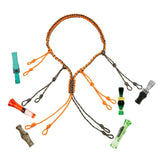 Hunting Decoy Rope Hunting Duck Call Lanyard Cord Hunter Game Whistle Lanyard Hunting Decoy Rope with 12 Adjustable Loops Rings - V.I.P Digital Presence