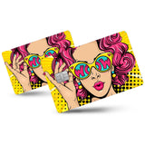 Top selling product suitable for credit card stickers, art decoration card stickers