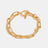 18K Gold-Plated Stainless Steel Chain Bracelet - V.I.P Digital Presence