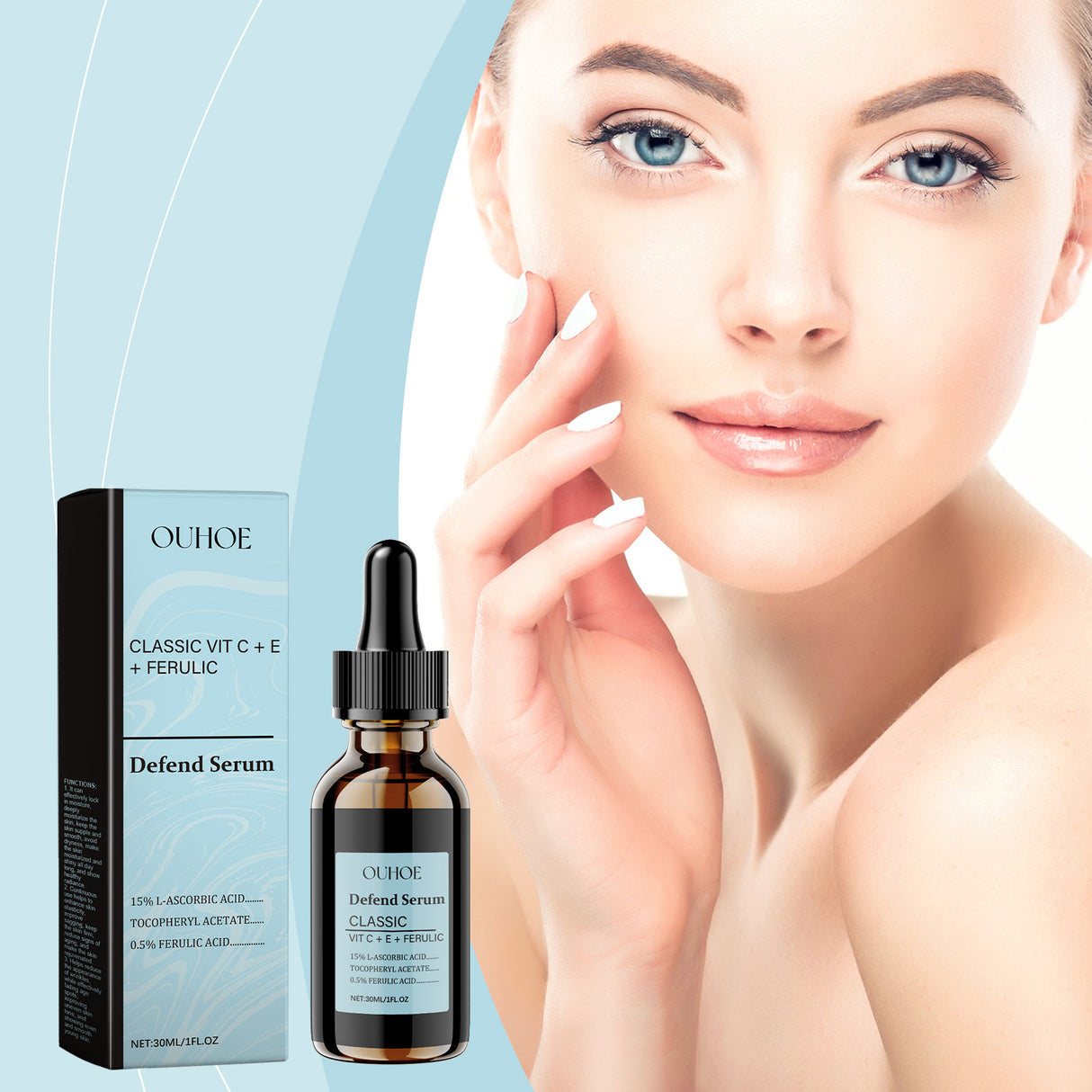 Hyaluronic Acid Essence, Moisturizing, Firming, Improving And Smoothing The Skin