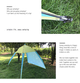 Pop Up Beach Tent Sun Shade Shelter Anti-UV Shelter Fully Automatic Folding Camping Tent - V.I.P Digital Presence
