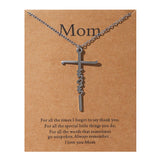 Faith Religious Gift Stainless Steel Cross Collarbone Chain Sweater Chain - V.I.P Digital Presence