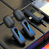 Wireless lavalier microphone J3 three in one interface intelligent sound collection and noise reduction lavalier microphone - V.I.P Digital Presence