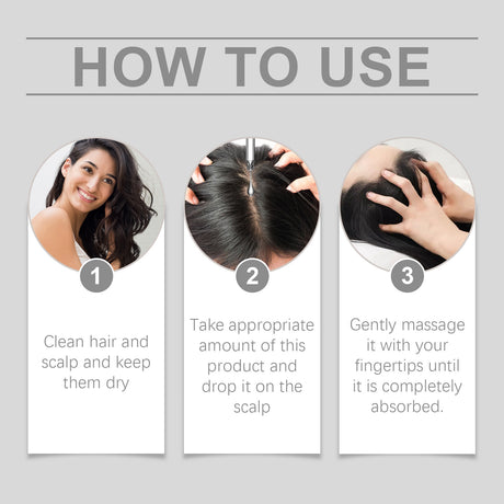 Hair Care Serum, Strengthens Hair And Nourishes Scalp Care Daily Massage Treatment Serum - V.I.P Digital Presence