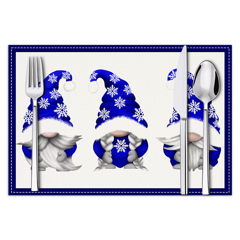Christmas Dwarf Meal Mat Christmas Day Kitchen Table Decoration Insulation Mat Printed Table Mat - V.I.P Digital Presence