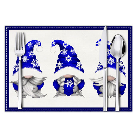 Christmas Dwarf Meal Mat Christmas Day Kitchen Table Decoration Insulation Mat Printed Table Mat - V.I.P Digital Presence