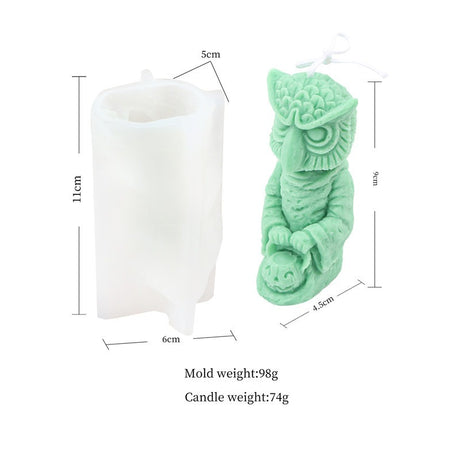 New Silicone Zombie Candle Aromatherapy Mold Ghost Festival Atmosphere Decoration Resin Model - V.I.P Digital Presence