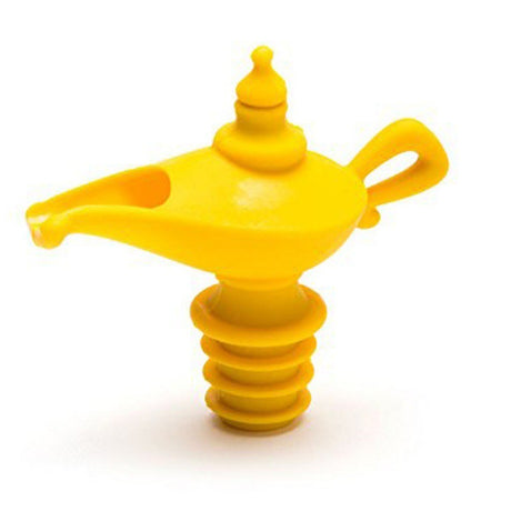 Creative silicone Aladdin lamp wine pouring device kitchen oil pouring nozzle leak proof sealing plug spiral type wine - V.I.P Digital Presence