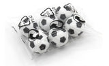 6 balones de fútbol de plástico para mesa de fútbol de 32 mm para juegos de interior