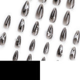 Bow wear manicure long almond nails fake nails - V.I.P Digital Presence