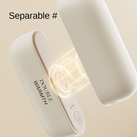 Magnetic suction electric hand warmer creative split type hand warmer USB outdoor warm baby portable 2-in-1 - V.I.P Digital Presence