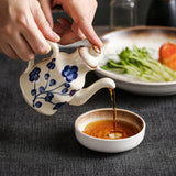 Ceramic Blue and White Kuibai Oil Pot Vinegar Bottle Oil Bottle Vinegar Pot Seasoning Pot Soy Sauce Hotel Restaurant - V.I.P Digital Presence