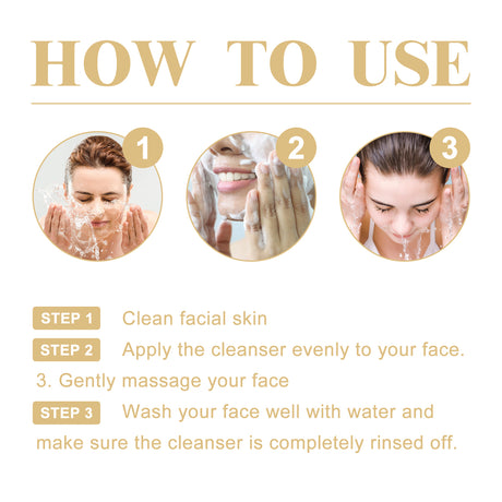 Collagen Cleanser, Moisturizing, Moisturizing And Firming Facial Skin, Cleaning, Anti-Wrinkle, Anti-Aging Eyes - V.I.P Digital Presence