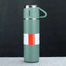 A cup of three-lid thermos cup portable fashion gift box set stainless steel cup - V.I.P Digital Presence