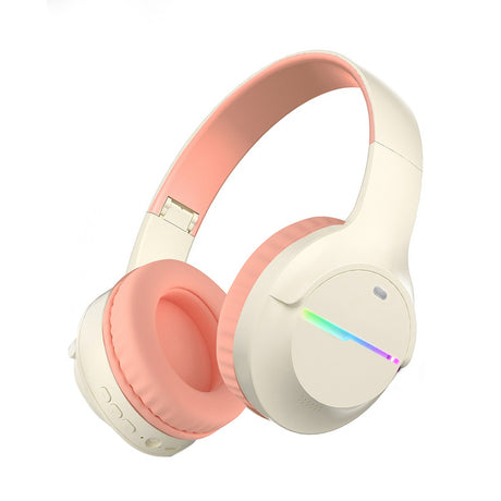 Head mounted wireless Bluetooth earphones with heavy bass M9 luminous sports game - V.I.P Digital Presence
