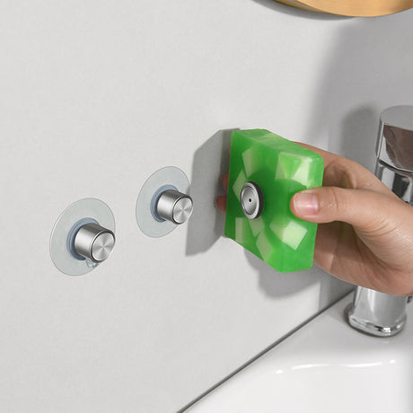 Stainless Steel Magnetic Soap Holder No Trace Paste Soap Holder in Toilet Soap Box Drain Rack Bathroom Shelf - V.I.P Digital Presence
