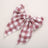 Children's Headwear Girl Plaid Cotton Embroidery Bow Hairpin Big Swallowtail Hairpin - V.I.P Digital Presence