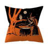 Funda de cojín de truco o trato/calabaza 45*45 cm Feliz Halloween Funda de almohada decorativa Feliz otoño Todos ustedes fantasmas Funda de almohada de terror