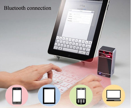 Bluetooth Wireless Virtual Projection keyboard Portable for Iphone Android Smart Phone Ipad Tablet PC Notebook - V.I.P Digital Presence