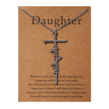 Faith Religious Gift Stainless Steel Cross Collarbone Chain Sweater Chain - V.I.P Digital Presence