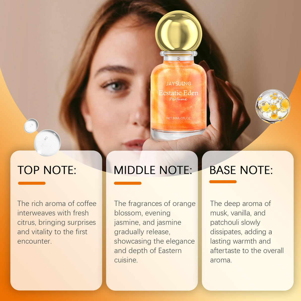 Carnival Eden Perfume, Perfume Stay Fragrance Fresh Natural Charm Perfume Water Dating Atmosphere - V.I.P Digital Presence