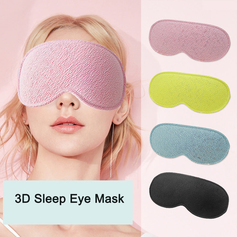3D blackout eye mask integrated 3D nasal wing breathable elastic band adjustment - V.I.P Digital Presence