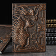 Retro Embossed Evil Dragon Notebook Metal Three-Dimensional Dinosaur European-Style Notebook - V.I.P Digital Presence
