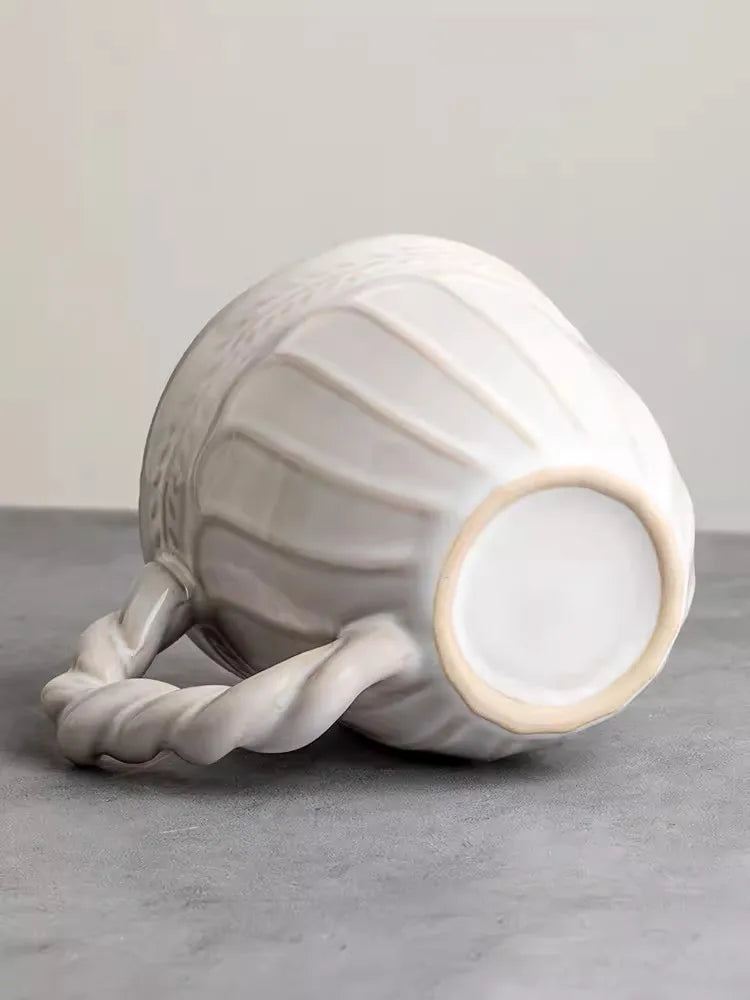 350MLCreative personality mug breakfast cereal milk cute ceramic cup daily household large-capacity insulated coffee oatmeal cup - V.I.P Digital Presence