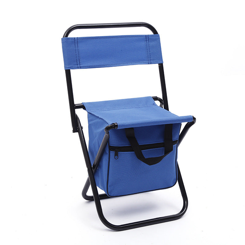 Outdoor Camping Folding Chair with Storage Backrest and Carrying Bag for Art Students' Sketching - V.I.P Digital Presence
