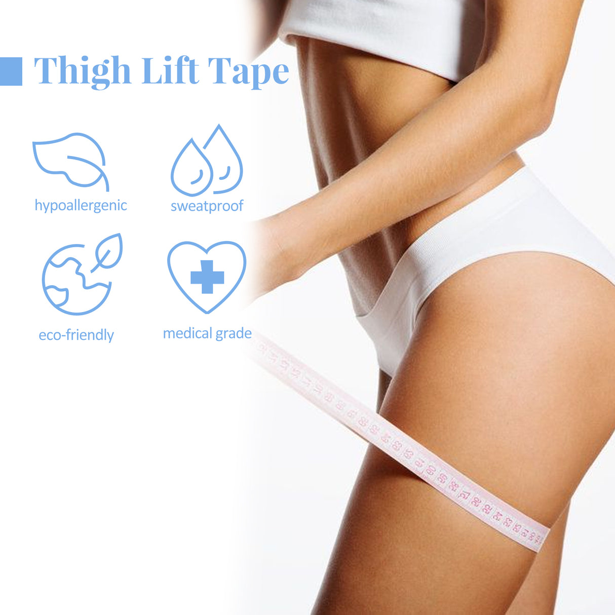 Thigh Lift Tape, Lift Leg Muscle Shaping Beautiful Leg Slimming Stick - V.I.P Digital Presence