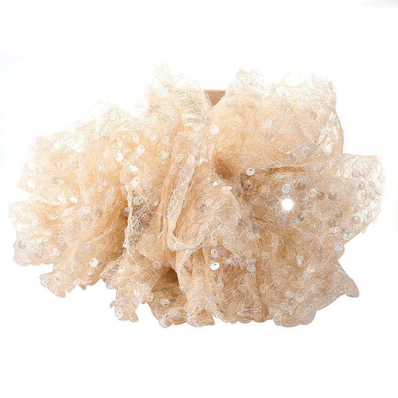 Fashionable fish scale cloud fabric large bow hairband - V.I.P Digital Presence