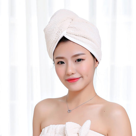 Hair cap, women's absorbent headscarf, long and short hair shower cap, quick drying towel, cute hair wiping, dry hair towel - V.I.P Digital Presence