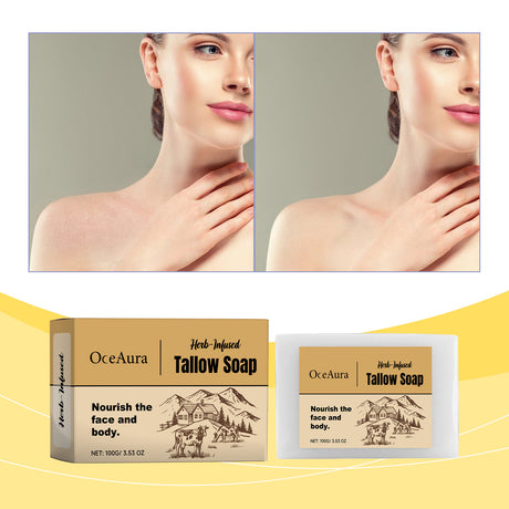Milk Flavored Tallow Soap Moisturizes And Cleanses Pores With Bath Soap For Delicate Skin - V.I.P Digital Presence