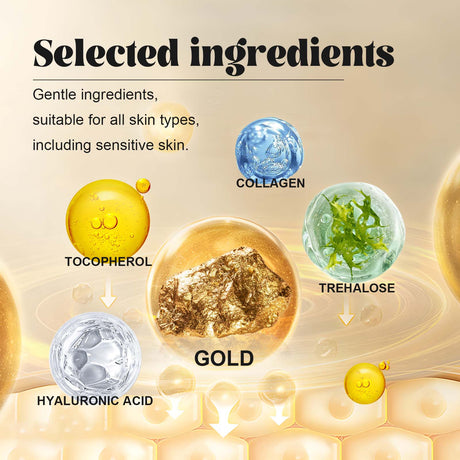 24K Gold Anti-Wrinkle Eye Mask, Moisturizing And Improving Eye Lines Brightening And Moisturizing Eye Skin Eye Care - V.I.P Digital Presence