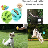 Dog Toy Ball Interactive Rubber Balls Puppy Chewing Toys Pet Tooth Cleaning Ball Cats Pets Food Treat Feeder Silicone Balls Toy - V.I.P Digital Presence