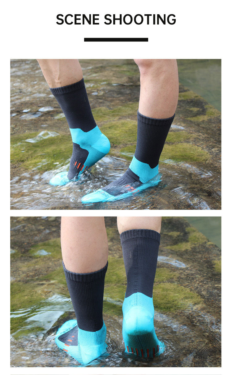 Calcetines impermeables, transpirables, para exteriores, impermeables, para senderismo, vadeo, acampada, esquí de invierno, para montar a caballo, para nieve, cálidos e impermeables.