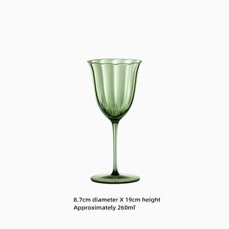 Vintage Green Red Wine Cup Glass Goblet Champagne Cup Cocktail Martini Glass  Home Drinking Utensils Crystal Cup - V.I.P Digital Presence