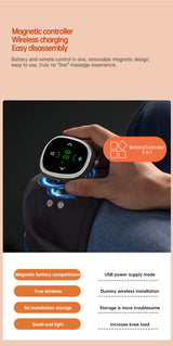 Heated Knee Brace Wrap Pad Dual-use Thermostat Usb Heating Knee Pads For Knee Sprains Strains Arthritis with massage - V.I.P Digital Presence