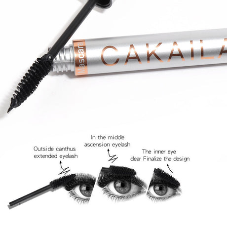 CAKAILA  Makeup thick and long mascara silver tube waterproof long lasting non-smudge false mascara - V.I.P Digital Presence