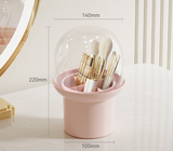 Fashionable and creative desktop dustproof compartment makeup brush storage tube - V.I.P Digital Presence