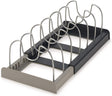 Kitchen Supplies Storage Rack Tabletop Telescopic Pot Cover Rack Kitchen Utensils Storage Rack Drainage Tray Telescopic Drawer Organizer - V.I.P Digital Presence
